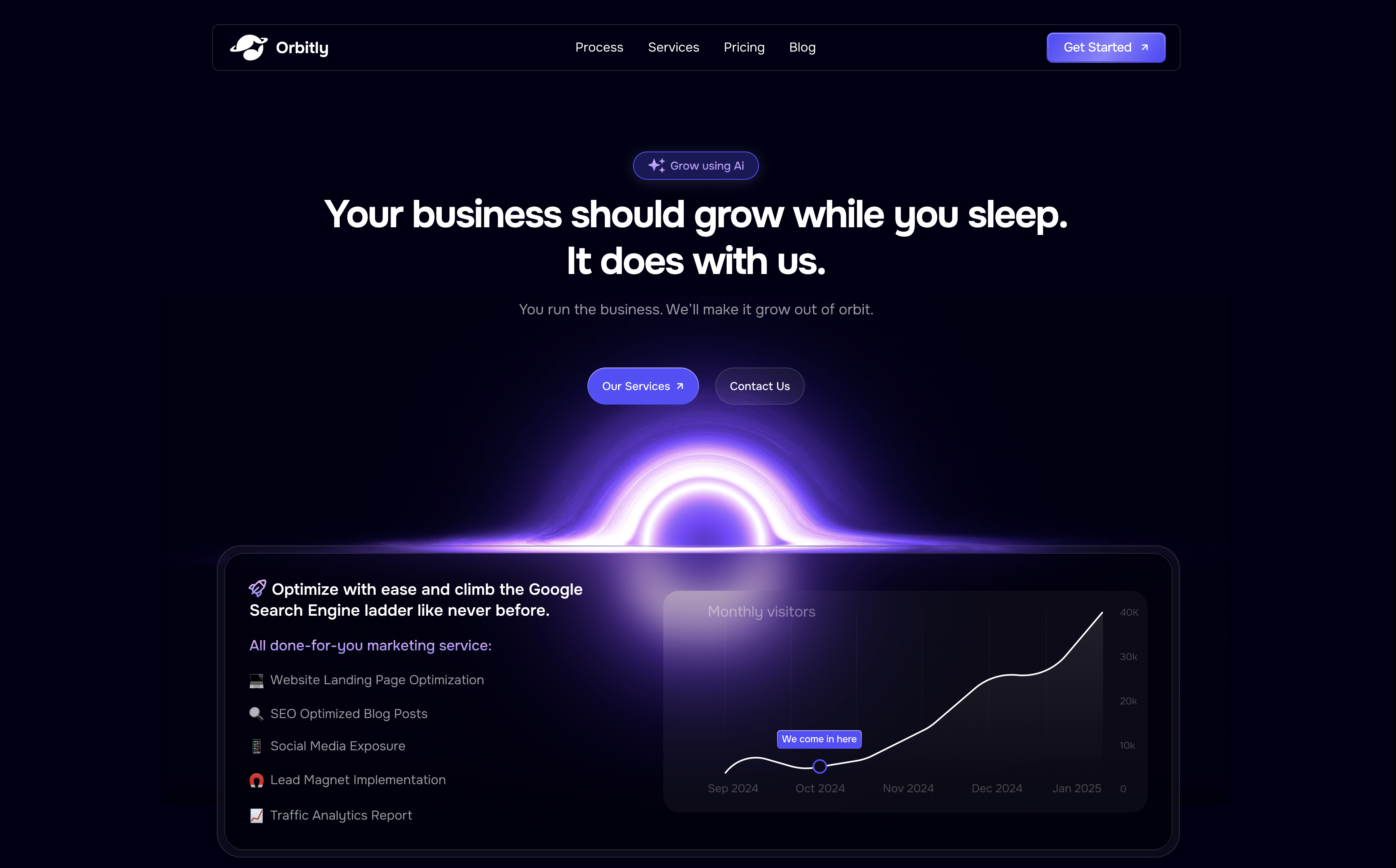 Listo Landing Page